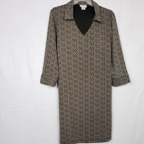 Motherhood Maternity 3/4 Sleeve Shift Dress Sz Lg - Picture 1 of 8
